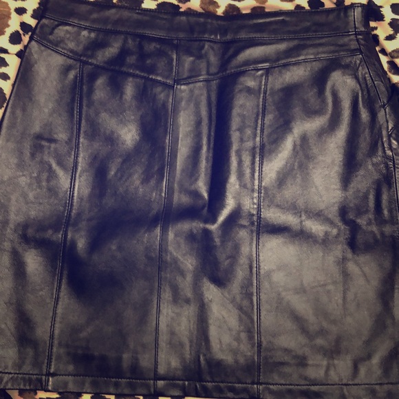 JohnPaulRichard Dresses & Skirts - Leather Skirt